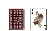 Kelemen Árpád: Cărți de joc franțuzești cu dropii / Túzok francia kártya / Great Bustard French playing cards.jpg